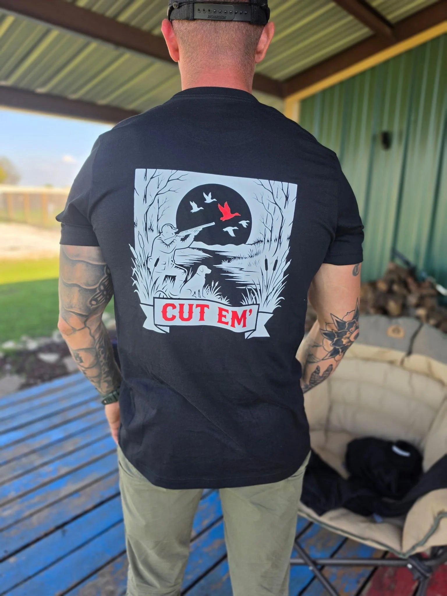 Cut Em In Black T-shirt